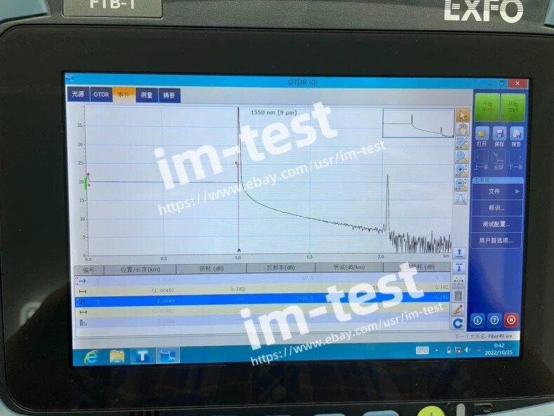 EXFO FTB-1 single-mode and multimode OTDR /new style