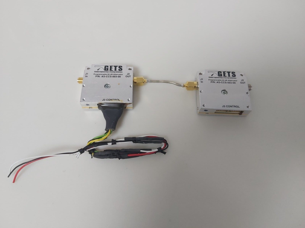 2PCS.GETS AS-CCS-003-00 Programmable 60 dB Attenuator