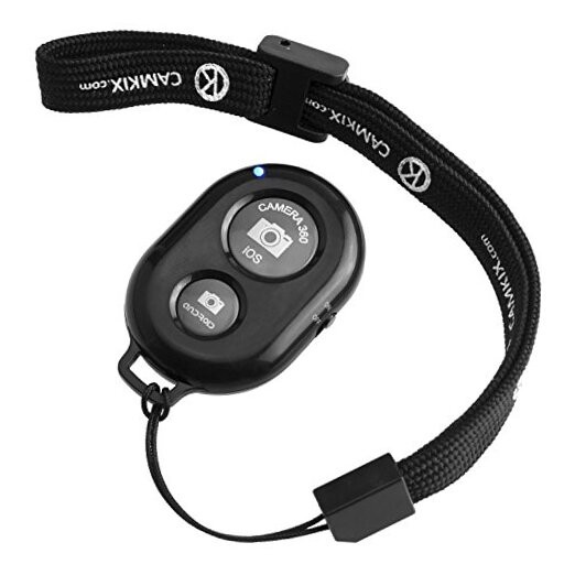 Camera Shutter Remote Control with Bluetooth Wireless Technology - Black