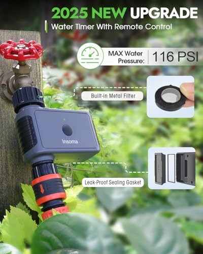 Sprinkler Timer with Remote Control, Water Hose Timers, Remote Control Timer