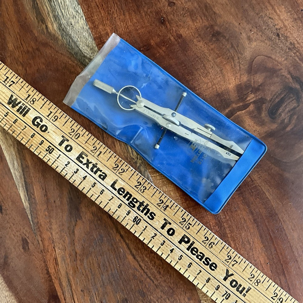 Vintage Fullerton 2116-01 Precision Drafting Compass - Germany