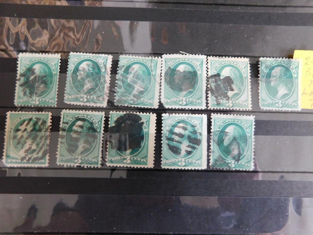 US 2 & 3 CENT BANKNOTES WITH FANCY CANCELS