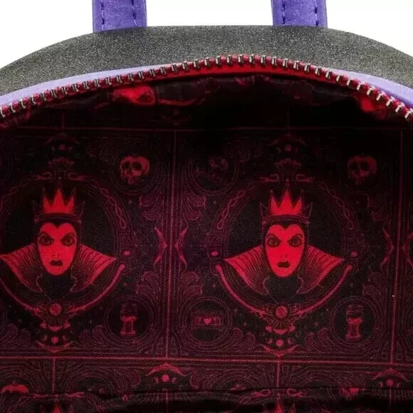 Disney Loungefly Evil Queen Villains Scenes Mini Backpack Lenticular Apple
