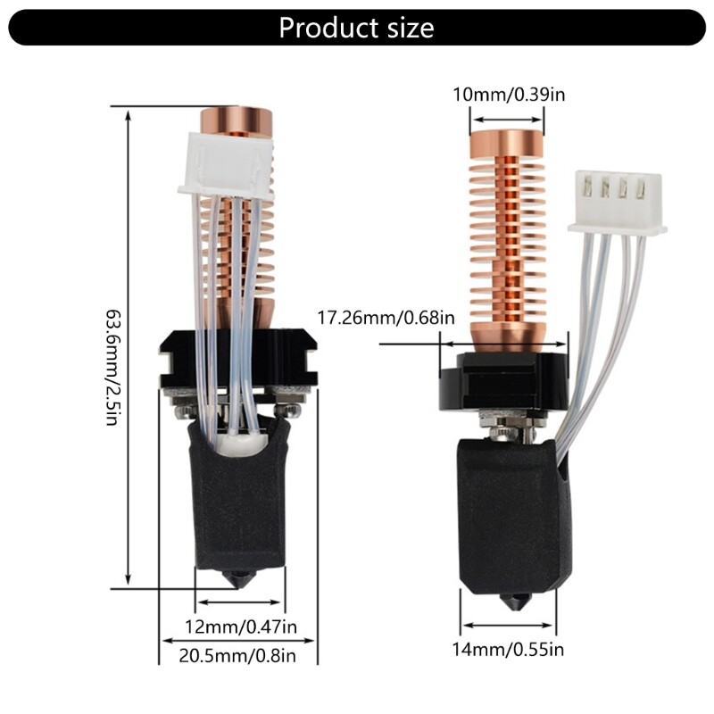 Innovative 5M/5MPro Hotend 3D Printing Accessory for Creative Studios