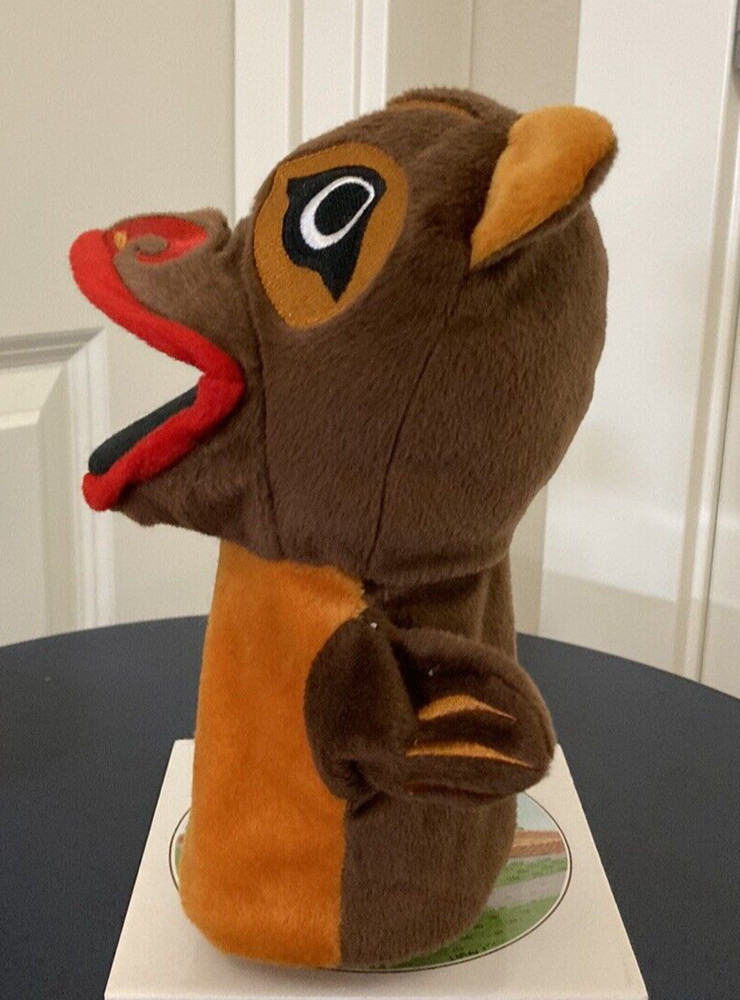 HUNTER THE BEAR PUPPET NATIVE EXPLORE COLLECTION Velvety Plush Stuffed Head