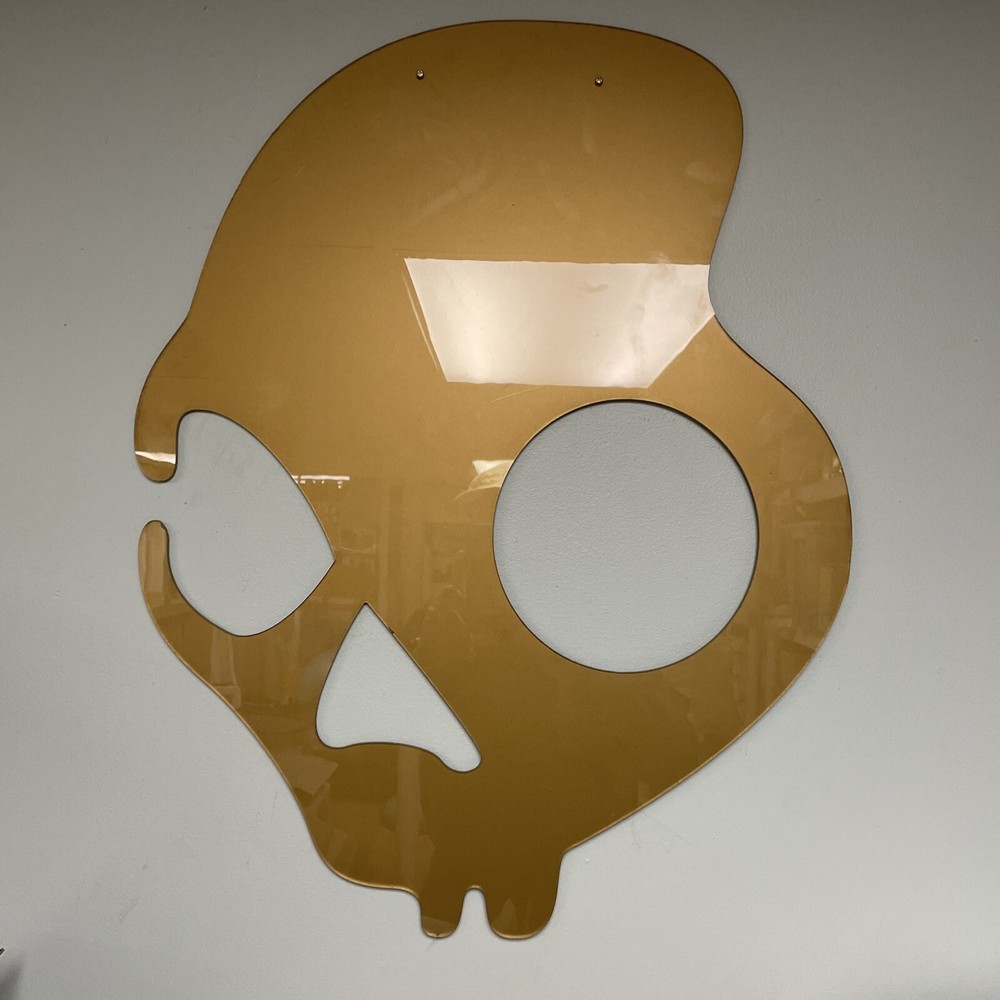 skull candy sign Plastic