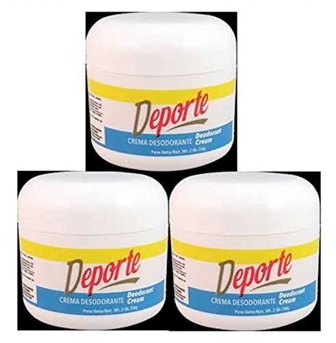 Deporte Crema Desodorante 2oz 3 Piezas