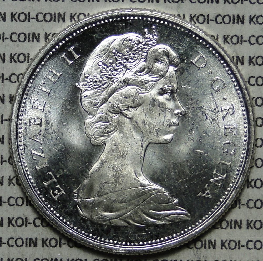 UNC Canada 1966 50c 50 cents uncirculated