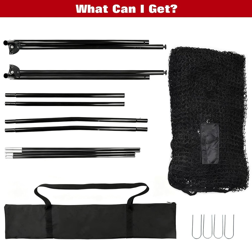 10x7 FT Golf Practice Net, Golf Hitting Nets Portable Training Golfs Equipment