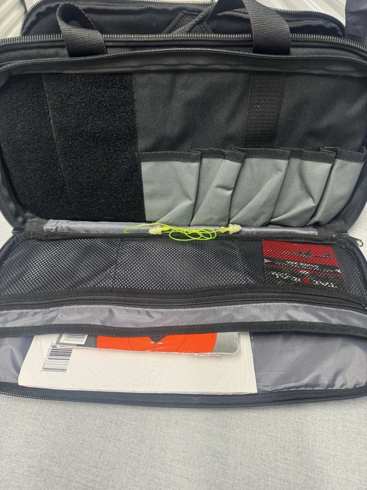 TACTICAL Gun Range Bag + Various Range Equipment Unknown Tools