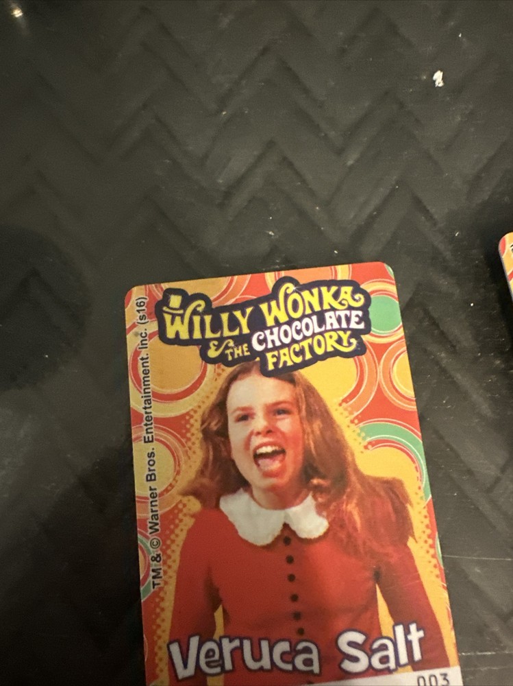 Willy Wonka Set With Golden Ticket