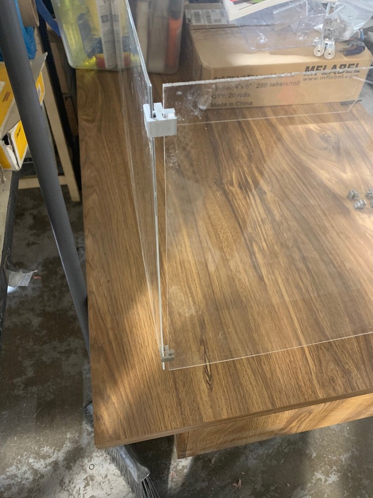 Sneeze Guard DIY Plexiglass Clamps 4 pieces
