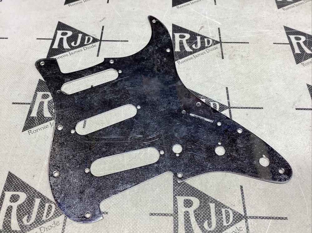 80’s Schecter Van Nuys Chrome Brass Strat Pickguard