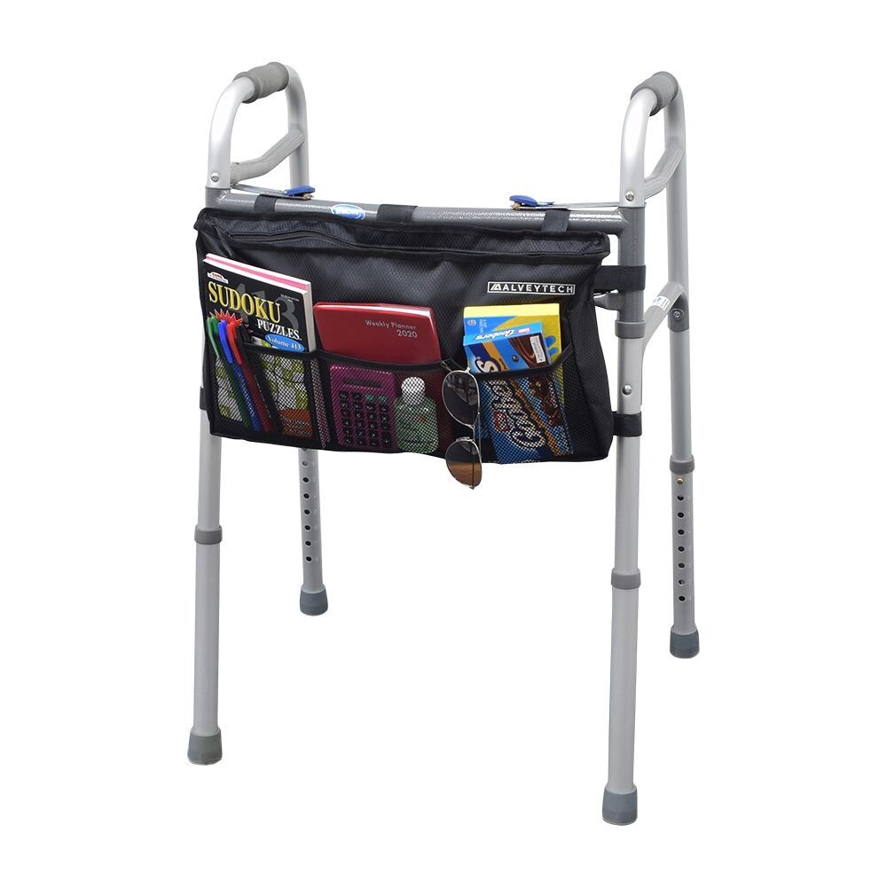 Deluxe Universal Walker/Rollator Bag - Black