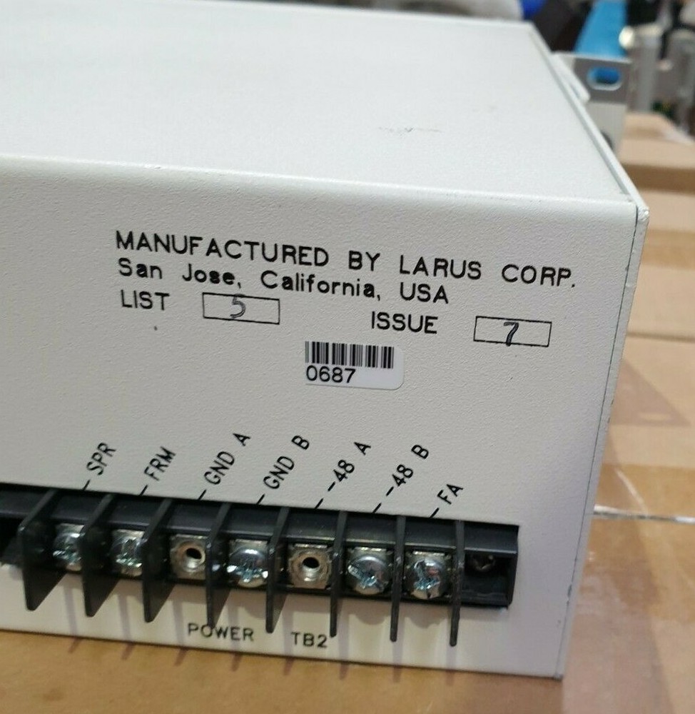 LARUS STS5800 STARCLOCK LOCAL/REMOTE TERMINAL SYNCHRONIZATION TIMING STYSTEM (RD