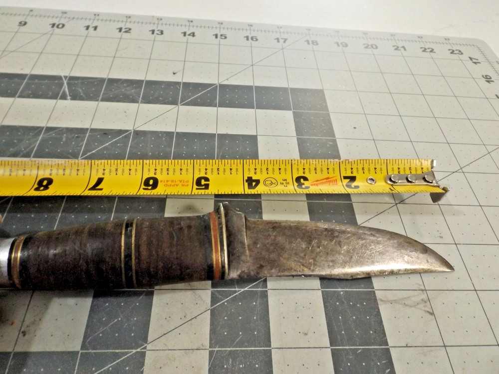 Vintage West Cut Boulder Fixed Blade Knife