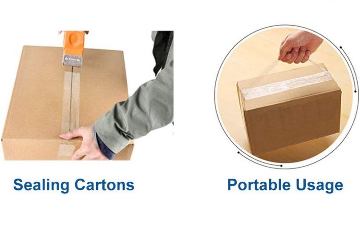 36 Rolls Shipping Packaging Box Packing Sealing Tape 2 mil 2" x 65 Yard 195FT