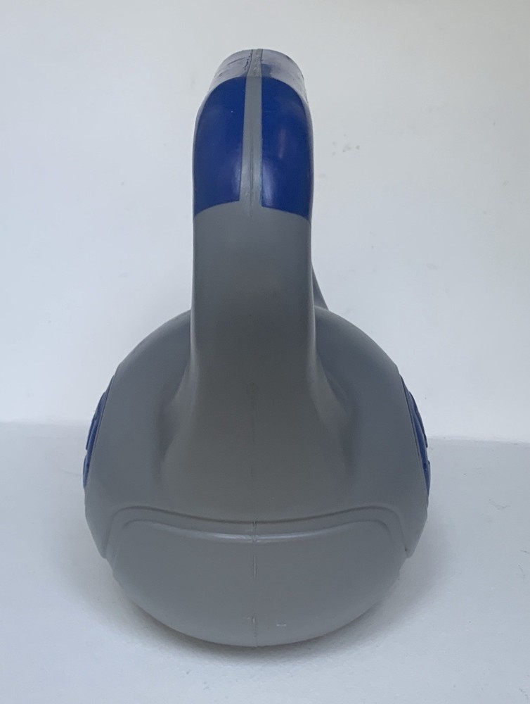 5lb Kettlebell - Plastic Blue & Gray Preowned
