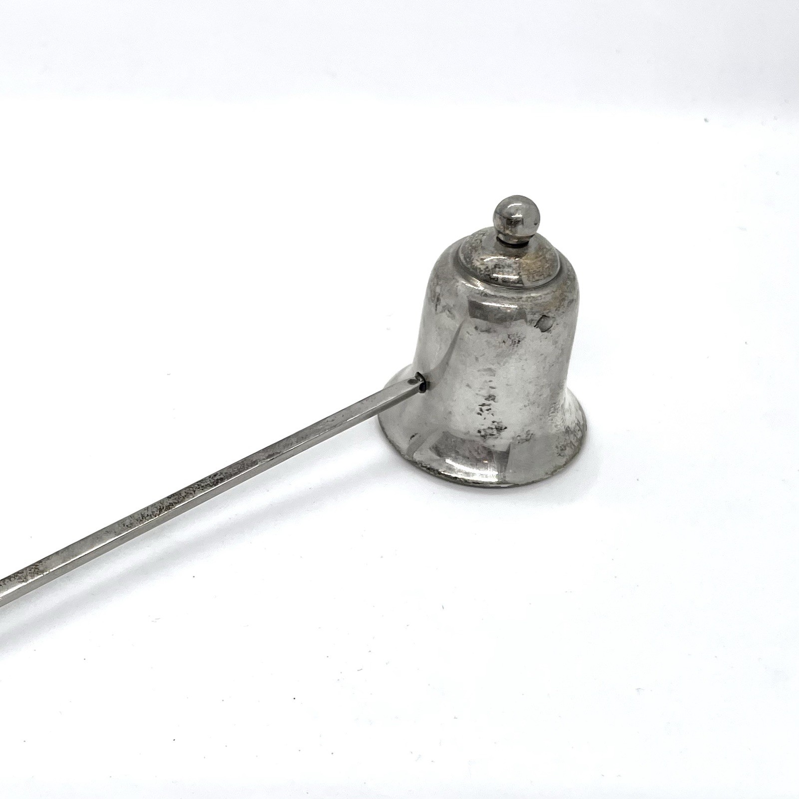 Vintage Chippendale Lunt Sterling Silver Hooded Bell Candle Snuffer Unused 9”