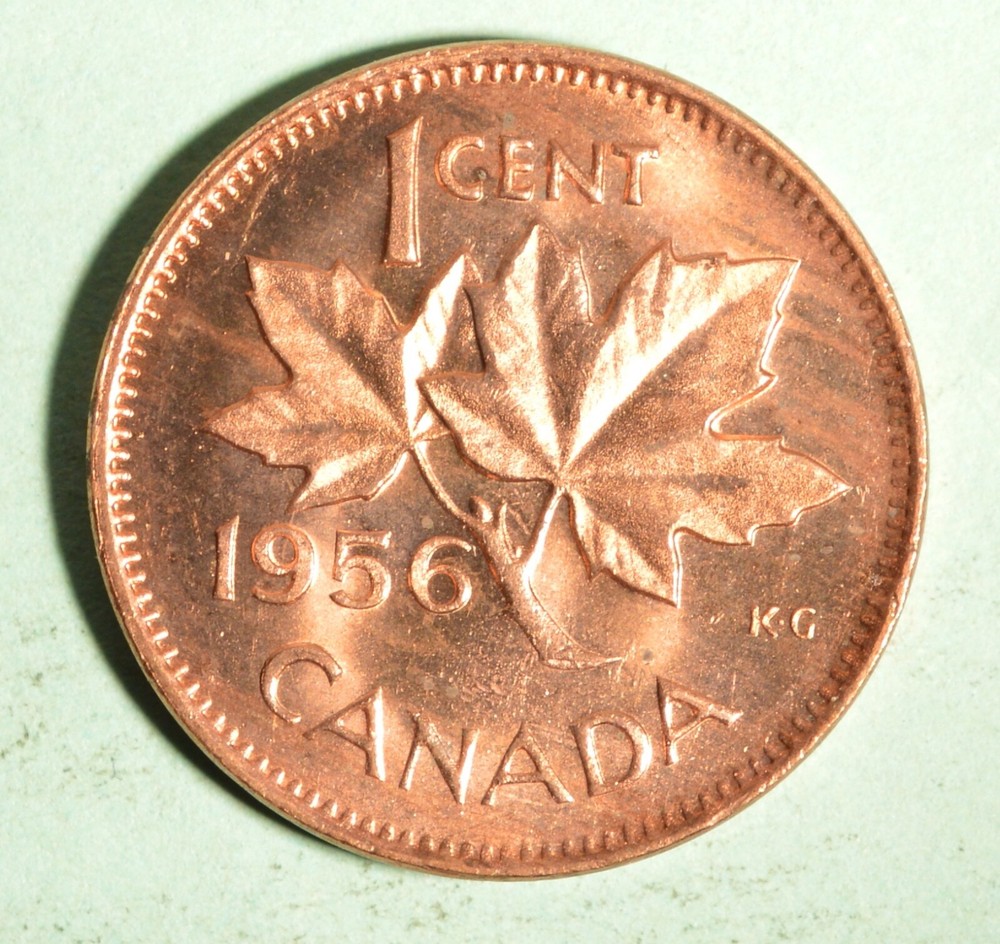 1956 Canada - Uncirculated B/U Penny