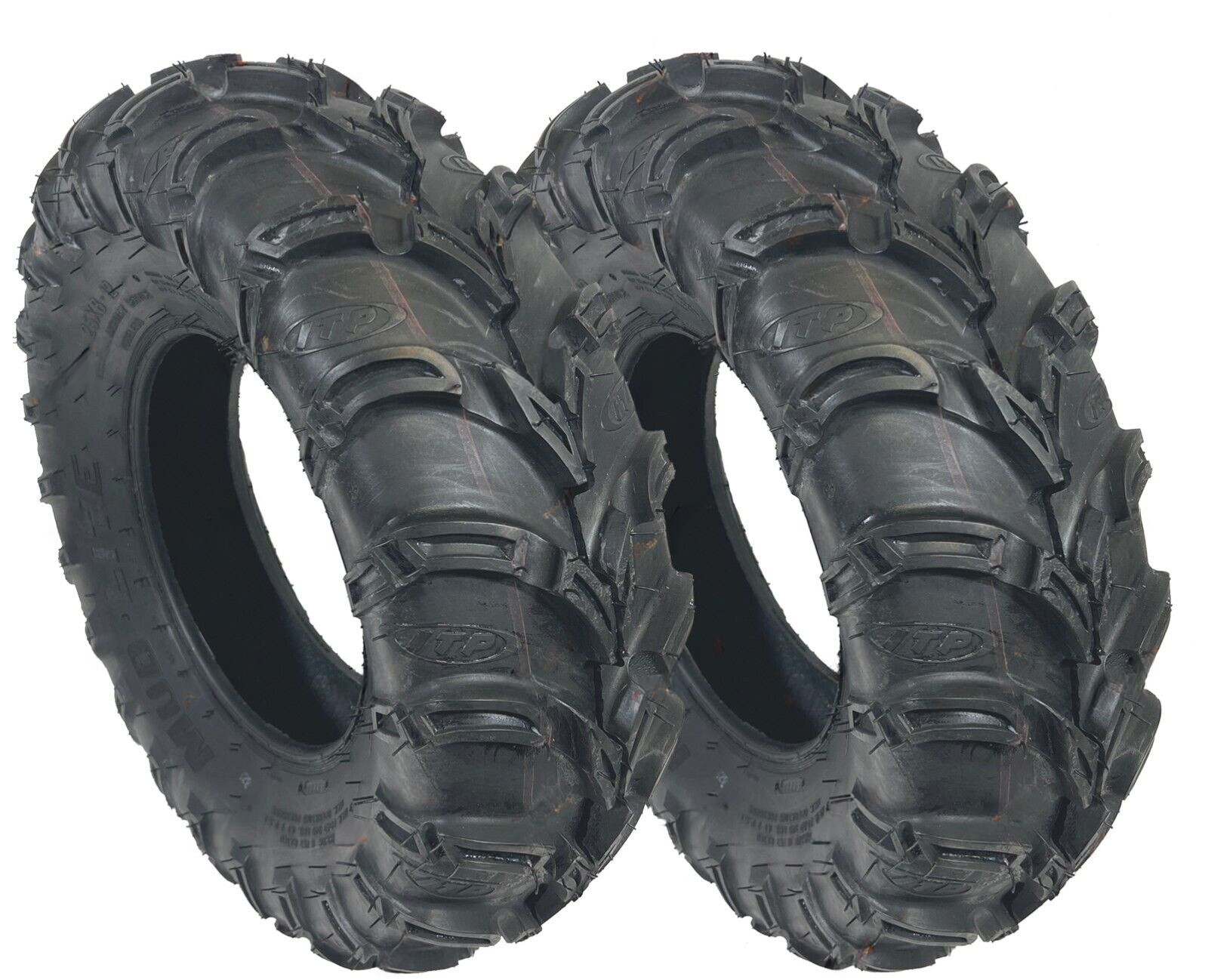 ITP 25x8-12 Mud Lite Atv Tires 25x8x12 Front 25 8 12 Mudlite AT