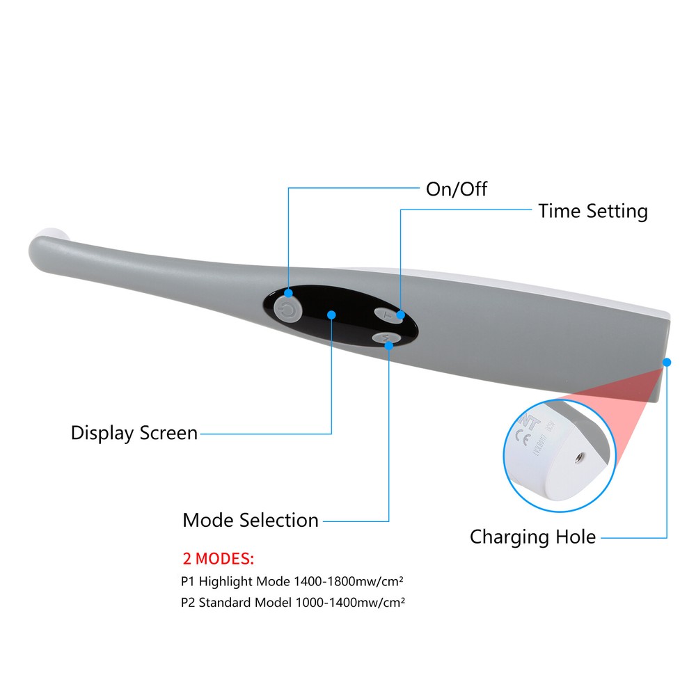 Dental Cordless Wireless iLed Curing Light 3Second Cure Lamp Curing Light OR