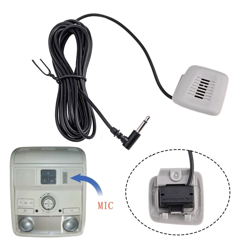 Reading Light Panel Installation Car Stereo Wired External Microphone for BMW