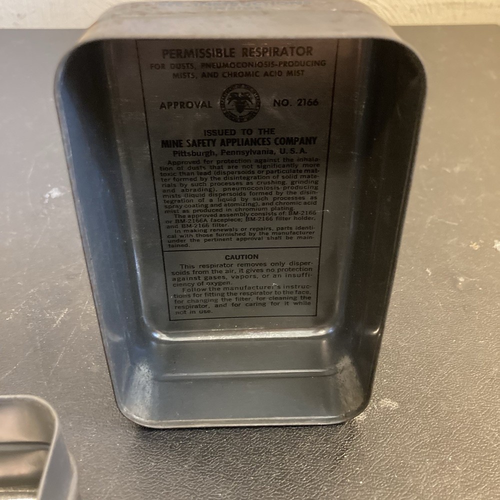 Dustfoe Mining Tin 66 Vtg Pittsburgh