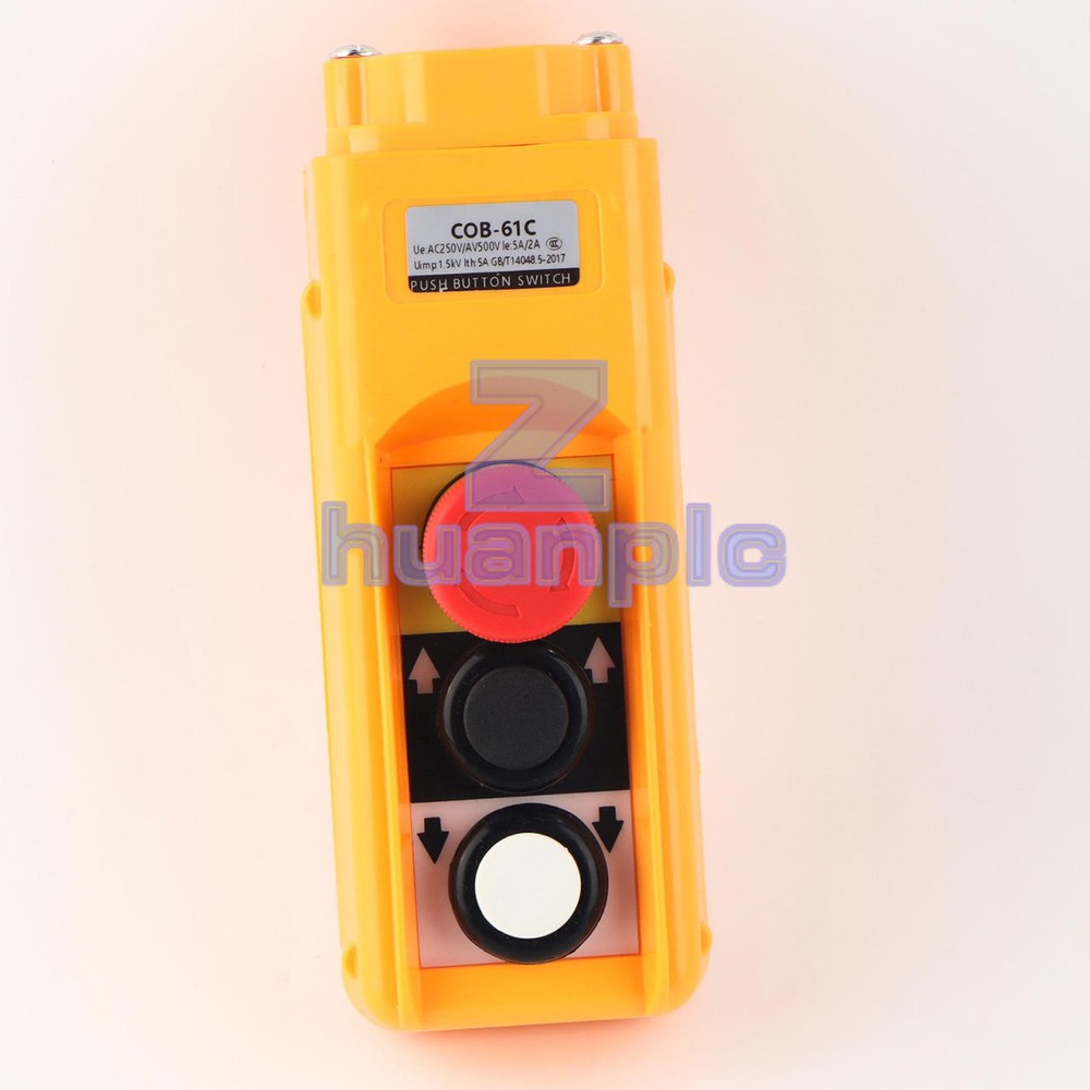 ONE COB-61C COB Crane Hoist Control Button switch Single speed NEW
