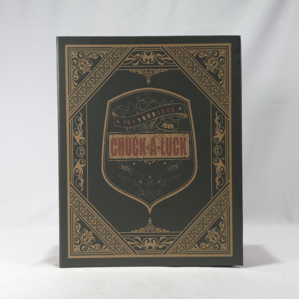 Chuck A Luck Try Your Luck Dice Game Bookshelf Case