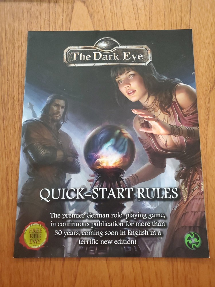 Ulisses Spielle: The Dark Eye RPG Free RPG Day - QUICK START RULES