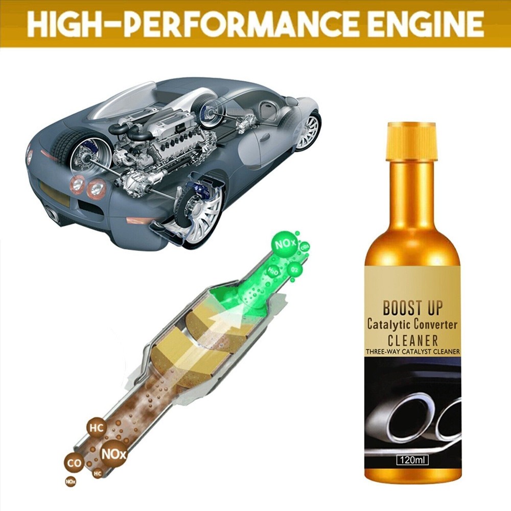 5x Boost Up Vehicle Engine Catalytic Converter Cleaner DeepCleaning Multipurpose