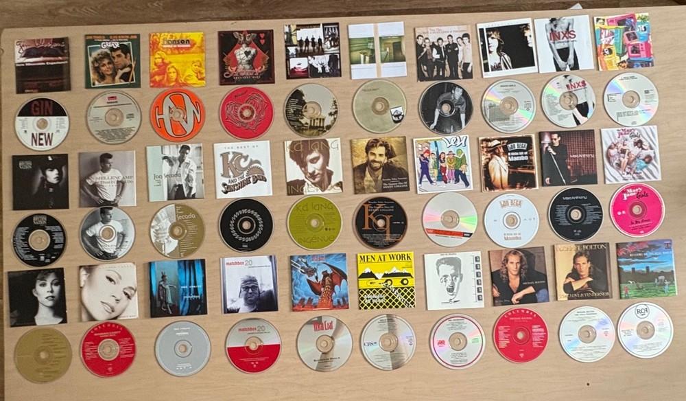 120 CDs & Liner Notes in Discgear Selector Storage Case & Binder