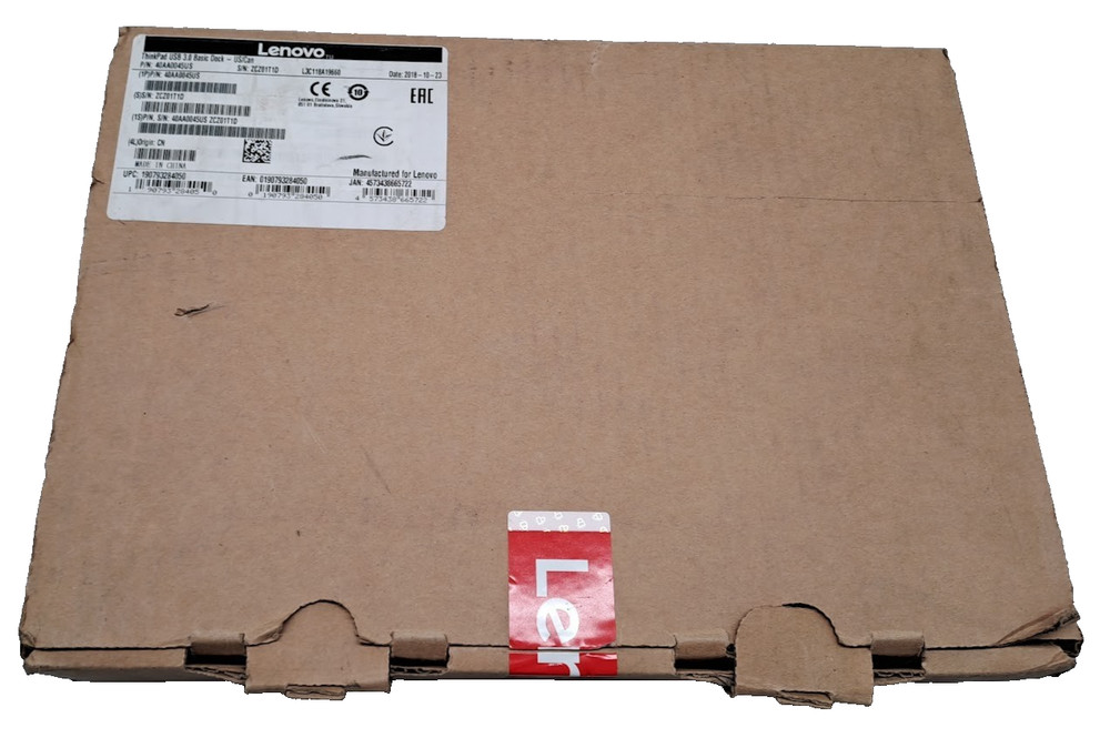 LENOVO THINKPAD USB 3.0 BASIC DOCK P/N 40AA0045US
