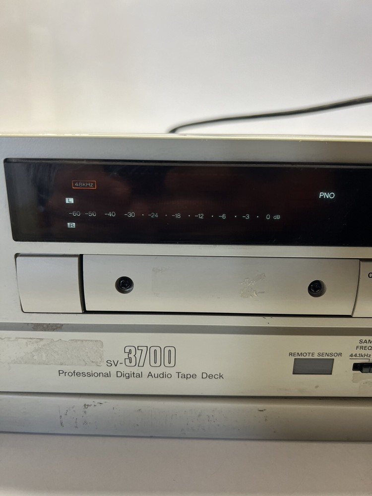 Panasonic SV 3700 DAT Recorder Digital Audio Tape Powers On