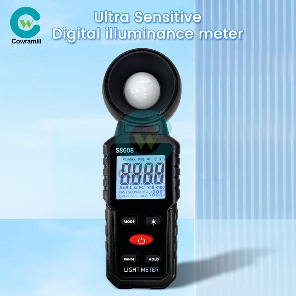 Handheld Digital Light Lux Meter Illuminometer Luminometer Photometer 200000Lux