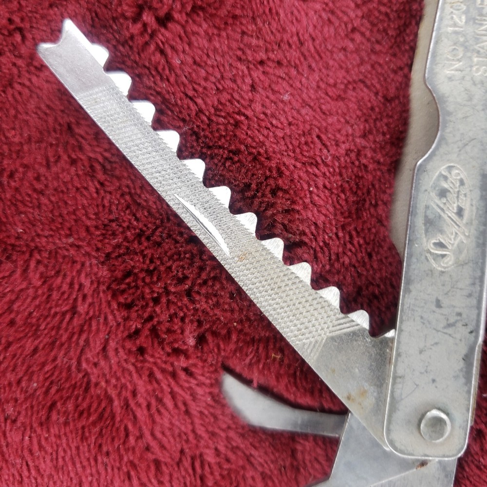 🔪 Vintage Sheffield 1200E Folding Multi-Tool - Pliers, Knife, Screwdrivers