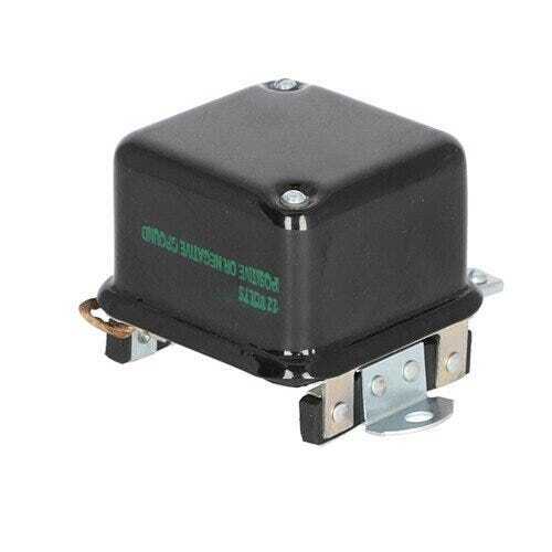 Voltage Regulator - 12 Volt - 4 Terminal - Flat Mount fits Massey Ferguson