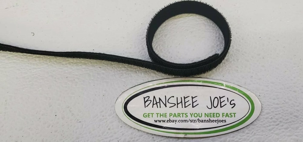 Secure Cable Ties Hook And Loop Continuous 3/4" × 25 Yards Black