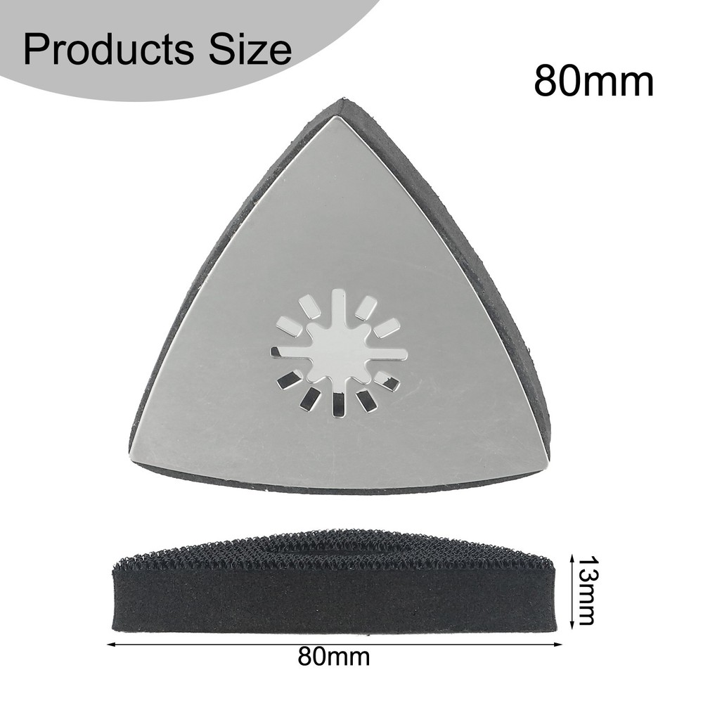 Triangular Oscillating Sanding Pad Fits OlderCraftsman Multi-Tool Machines 80mm