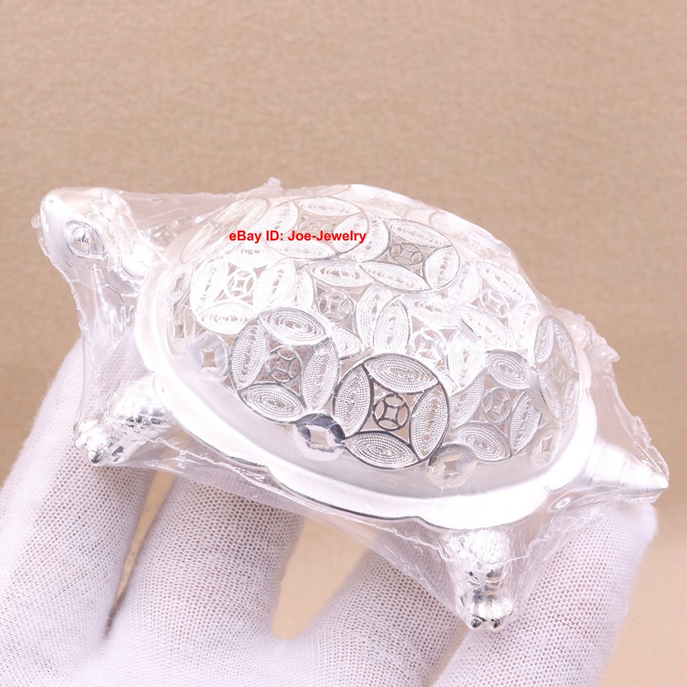 Solid 999 Fine Silver Tea Strainer Unique Turtle-Shaped Loose Leaf Infuser