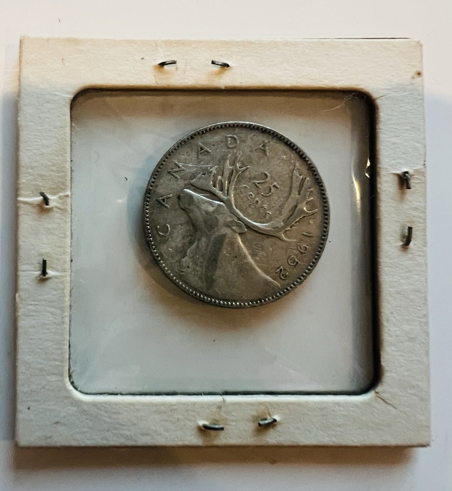 1952 Canadian 25 Cents