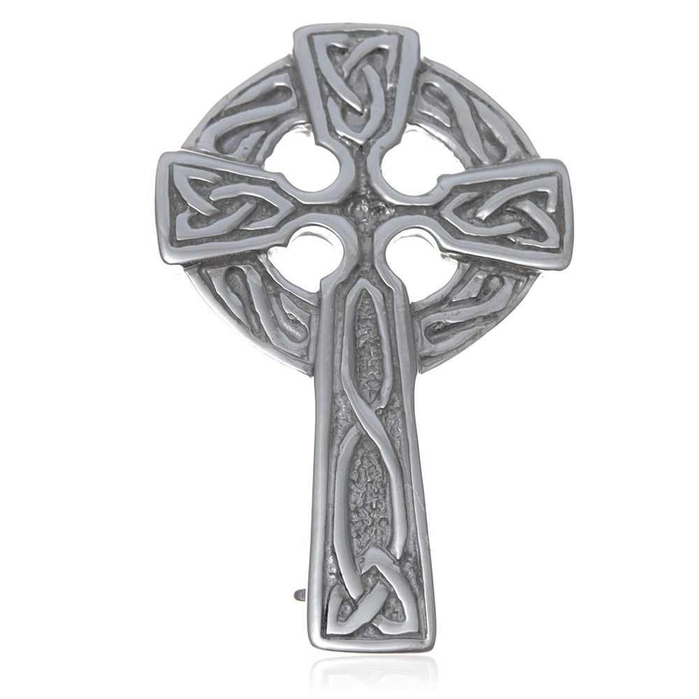 Sterling Silver Celtic Cross Brooch