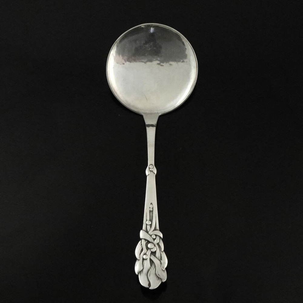 Heimbürger Silver Pastry Server - Mistletoe / Mistelten