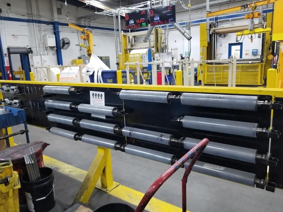 Webtron 1618 Printing Press - 5 color Inline Press