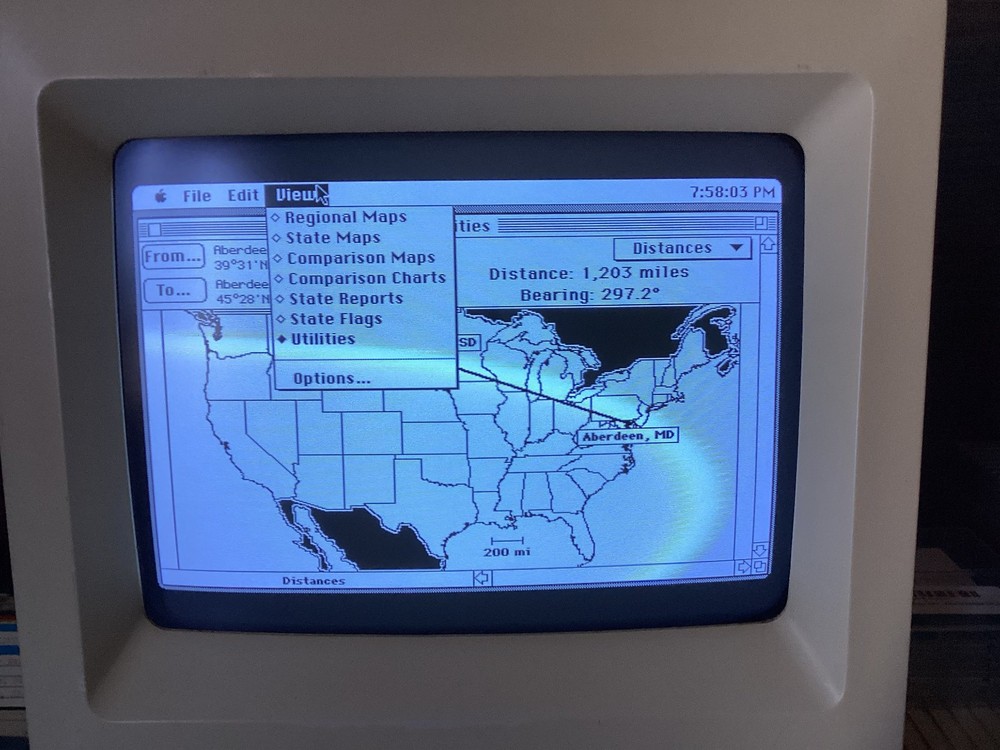 Vintage Macintosh Mac Program MAC USA 1.4MB Floppy Disk SE FDHD, SE/30, Classic!