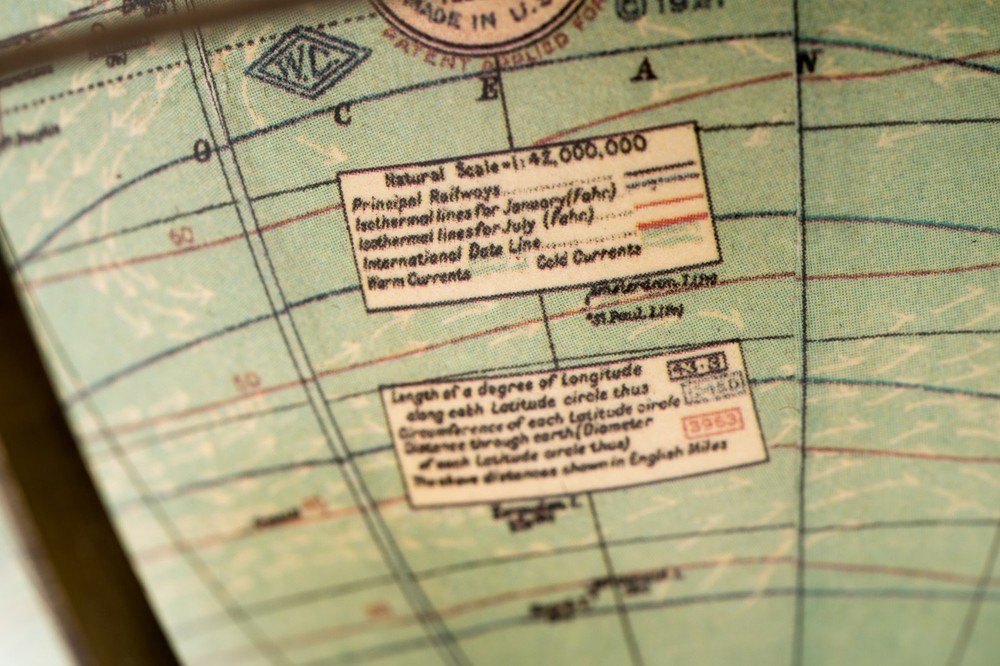 Authentic Models Globe in Sphere