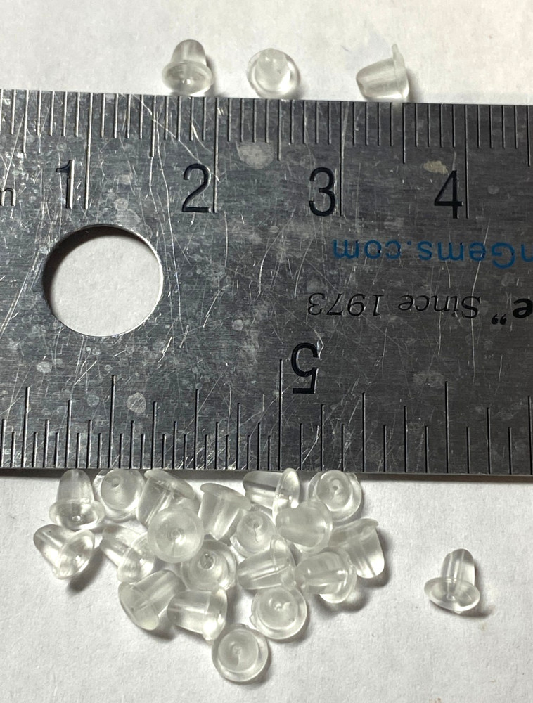 Rubber Silicone Soft Earring back Stoppers