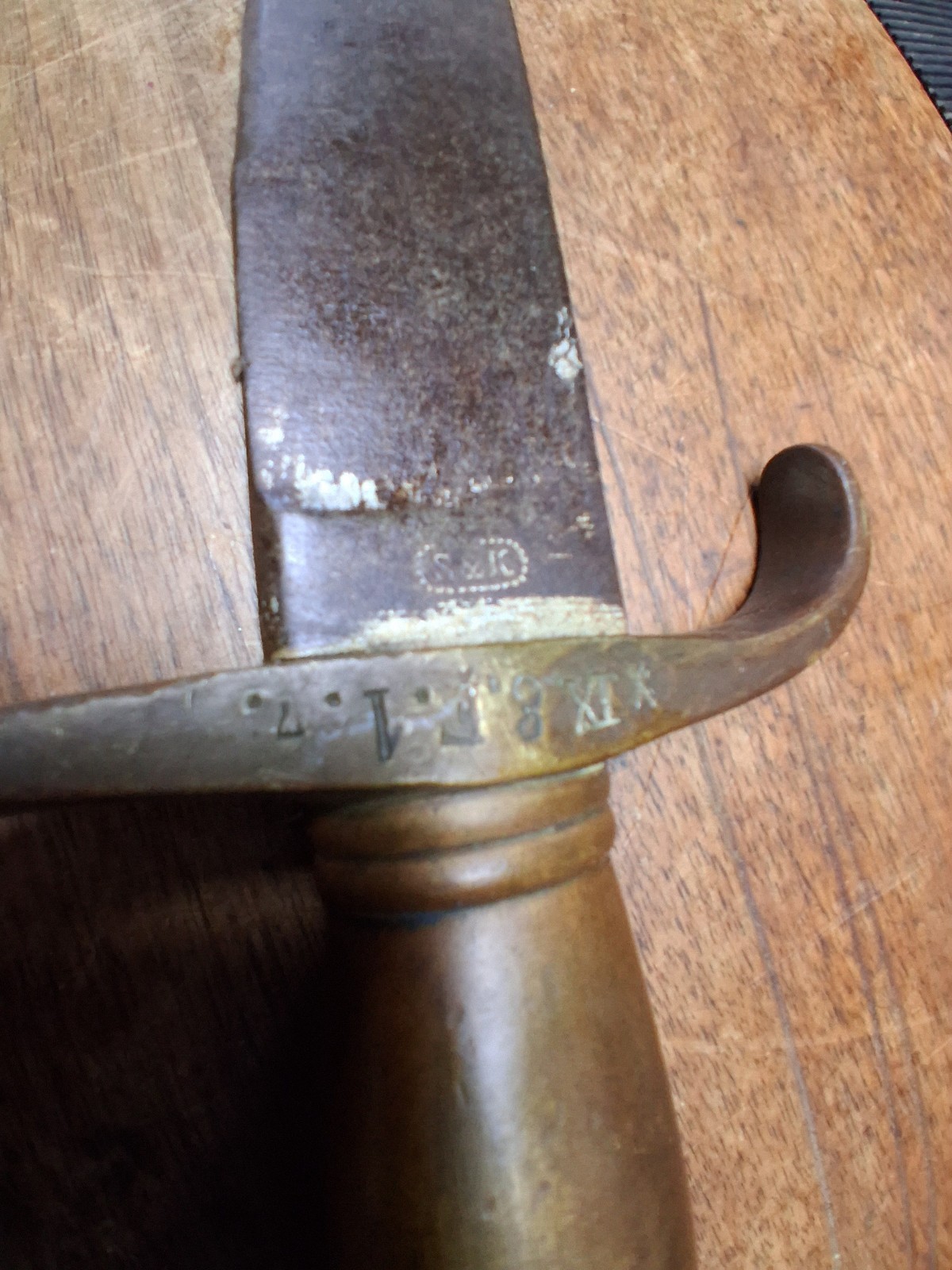 1800's German Saxon Short Sword S&K P.D.L.