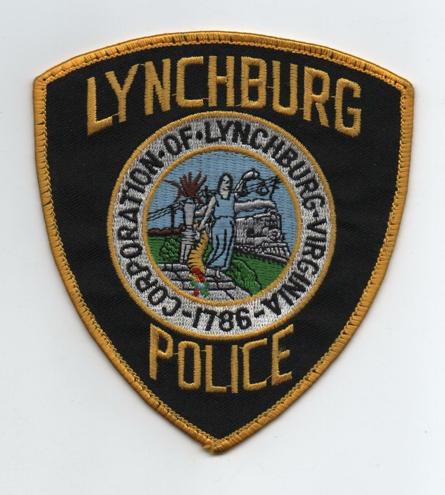 Lynchburg (Virginia) Police Uniform Shield Patch, Used